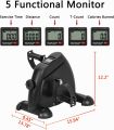 Mini Exercise Bike Arm and Leg Pedal Exerciser with LCD Display. 