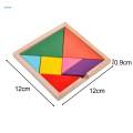 Wooden Tangrams Learning Toys Geometric Shape Puzzles Brain Logical Blocks for Boys Girls. 