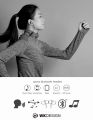 Sporty Bluetooth headset WK Design BD500 with anti-sweat function Hifi Bass Ear Earphones. 