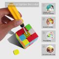 AR Traders-Pack of 3: Cube Combo of 2X2 3x3 and Pyraminx Pyramid Triangle High Speed Sticker-less Cube Brain Teaser Puzzle. 