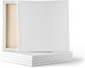 6 Pcs 12x12 Inch Canvas Boards for Painting - Perfect for Artists, Kids, and Hobbyists,  Blank Canvas Panels for Acrylics, Oils, and Watercolors. 