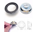 4 Ohm 3 Watt audio speaker 45*18MM Stereo Woofer Loudspeaker. 