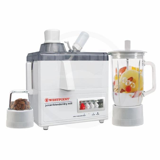Westpoint WF-8813 - 3 in 1 Deluxe Juicer, Blender & Dry Mill