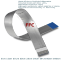 Ribbon FPV HDMI-Compatible Connector Flexible Flat Cable Raspberry Pi 4 Micro HDMI to HDMI/Mini HDMI Female 90 Degree FFC 20pin. 