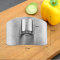Gadgets Safety Chop Slice Shield Kitchen Stainless Steel Cut Vegetable Hand Protector Finger Guard. 