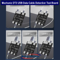 MECHANIC DT3 Data Cable Detection βoard USB Cable Tester Short Circuit On-Off Switching For iOS Android Type-C Test Board Tool. 