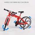 Folding bicycle lightweight compact portable durable adjustable efficient convenient versatile sleek sturdy Toy. 