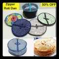 Zipper Roti Cover,handmade kitchen item,fabric hotpot,food warmer. 