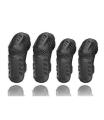 Motorcycle Riding Knee Elbow Pads - Black. 
