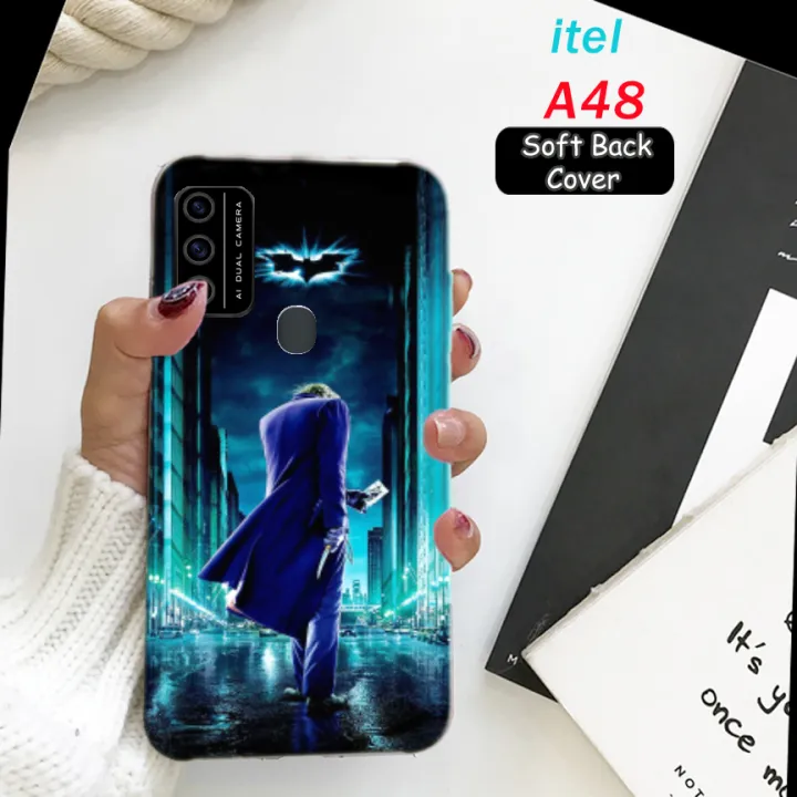 Itel%20A48%20Mobile%20Cover%20-%20The%20Joker%20Soft%20Cover%20Case%20-%20Image%203