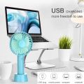 USB Mini Strong Wind Handheld Fan Portable and Quiet Rechargeable Hand Fan for Student Office Small Pocket Cooling Fans. 