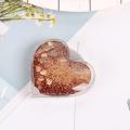 Water Glitter Heart Shape Pop Socket for Girls, Mobile/Tablet Stand, Anti-Slip, Reusable Adhesive. 