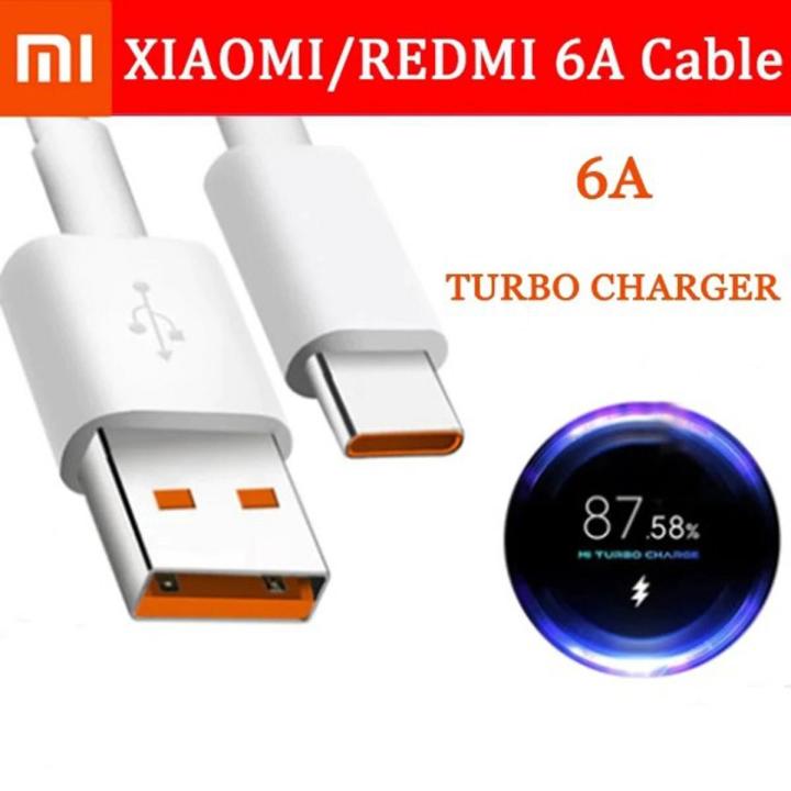 100% Original Xiaomi 6A 33w 55w 67W 120W Turbo Charger Cable MI Turbo Charging Type C Cable For Mi 11 Pro Ultra MI 10T Pro 5G 10i Poco X3 GT Poco F3 Poco F3 GT Type C Fast Charging Cable K30 Ultra POCO M3 Pro 5G Mi 11 Lite 10T Poco X3 GT Redmi Note 11