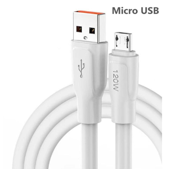 Micro USB Cable for All Smartphones | 120W 6A Micro Cable Fast Charging Cable For Xiaomi OPPO POCO Samsung Mobile Phone Power Banks