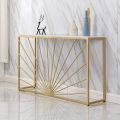 Console table Wrought Iron Living Room Decoration Console, Marble Entry Cabinet, Partition Wall Console Table. 