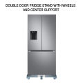 Double Door Fridge Stand With Wheels, Air cooler Stand – Full-Size Fridge Stand with Wheels. 