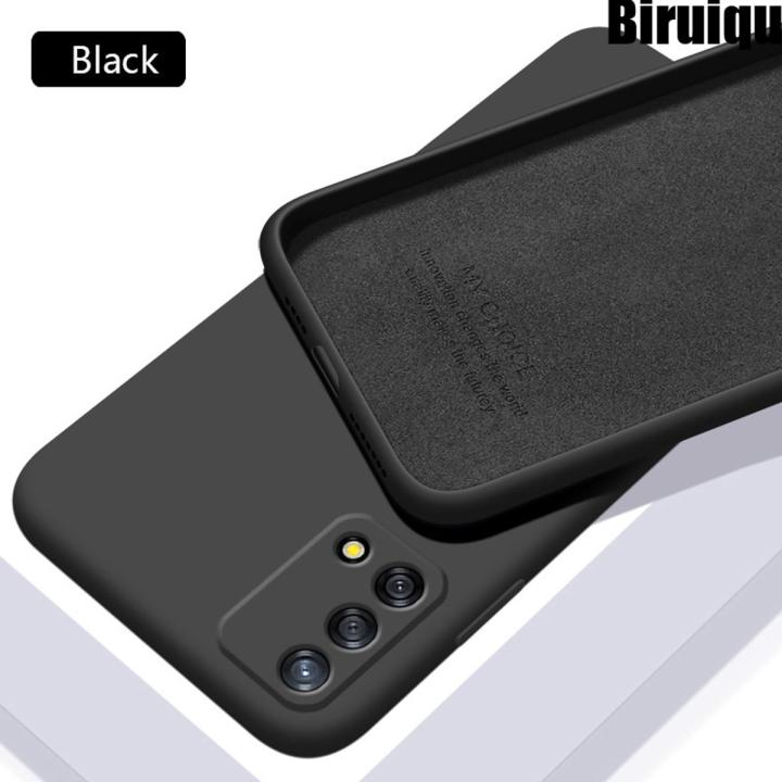 Biruiqu For Oneplus Nord N200 5G Case Liquid Silicone Soft Gel Rubber Shockproof Cover