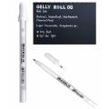 Gel pen white. 