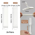 Picture Hanging Strips Heavy Duty,24-Pairs(48 Strips)Sticky Picture Hangers for Walls,Hanging Pictures Without Nail. 