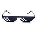 NEW Design Funny Mosaic Sunglasses Thug Life Sun Glasses Pixel Black Retro Gamer brave. 