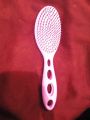 1pcs 9 inch long 4 holes Curve Pink Hair Brush with Wire Bristle for ladies Gents Glide Though Tangles With Ease For All Hair Types For Women, Men, girl and boy Wet And Dry Hair comb. 