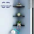Corner Shelf Kitchen shelf Wall Shelf Wall-mounted Display Storage Organizer Rack for Living Room Office Home Decor 3pcs 3 Tier corner shelves Floating bedroom shelf. 