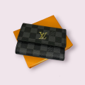 Original LV-303 Leather Money Clip and Card Holder Wallet for Women. 