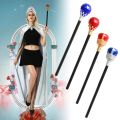 High-quality Plastic King Queen Scepter Red/Blue Performance Princess Prince Cane Halloween Dress Up Cosplay Props Hand Wand Boy. 