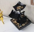 3-Tier Lotus Leaf Tabletop Waterfall Fountain. 
