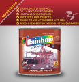 Rainbow Undercoat Primer 250 ml (0.25 Liters). 