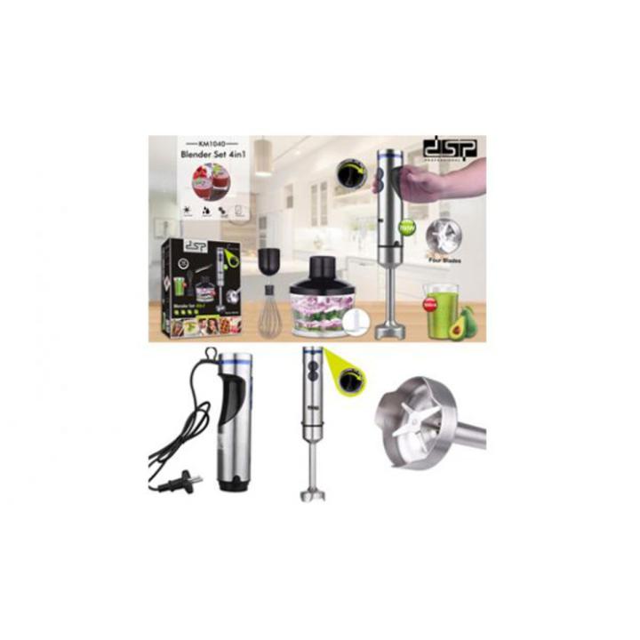 DSP KM1040 4 In 1 Blender Set 700W electric hand blender Juicer Portable Blender set