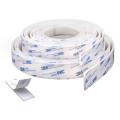 1M White Silicone Rubber Strip Self Adhesive Seal Gasket Thickness 1mm/2mm/3mm/5mm Width 10mm/15mm/20mm/30mm/40mm/50mm. 