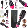 One Step 3 in 1 Hair Dryer Straightner Curler And Volumizer for Ladies Hair Straightening Brush for Women Hair Styler Hot Air Brush. 