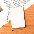 50 Sheets Waterproof PET Transparent Sticky Note Memo Pad Daily To Do List Post It Notes School Stationery. 