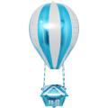 4D Color Hot Air Balloon Aluminum Balloon Helium Balloon Mylar Aluminum Foil Balloons Party Hot Air Balloon for Birthday Party, Wedding, Baby Shower, Thanksgiving, Christmas. 