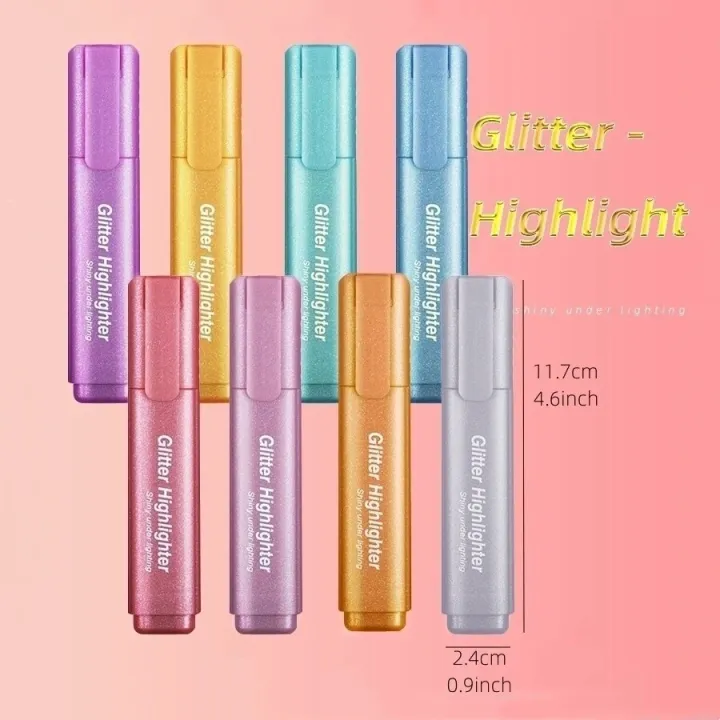 Glitter%20Highlighters%20Pen%20Metallic%20Effects%20Fluorescent%20Highlighter%20Shinny%20Under%20Lighting%20water%20Based%20Ink%20Chisel%20Tip%20With%203%20Different%20Line%20Tip%20Water%20Based%20Ink%20Perfect%20For%20Writing%20Hand%20lettering%20and%20Calligraphy%20%7C%20Buy2Enjoy%20-%20Image%206