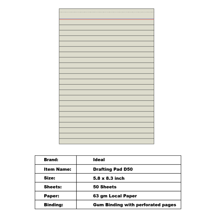 Drafting%20Pad%20D50%20-%20Pack%20of%203%20Pcs%20-%20Size%20A5%20-%20LocaI%20Paper%20-%20Image%202