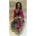 Handmade Dolls Dulhan Pakistani Traditional Dolls . Pakistani souvenirs.  Made with cloth . Collector item. 