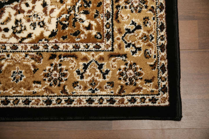 Nayyer%20Carpets%20-%20Black%20&%20Beige%20Medallion%20Traditional%20Design%20Rug%20-%20Image%202