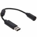USB Breakaway Extension Cable Cord Adapter for Xbox 360 Wired Gamepad Controller. 