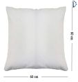 Dockyard Floor Cushions White  Fresh Ball Fiber Filled Cushion Inner / Filler  Large Size 60cm x 60cm. 