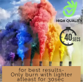 High Quality 1 box  smok Birthday Celebration Color_smoke Flare Stick Colour Shell For Party Wedding Birthday Decoration Set Items Accessories. 