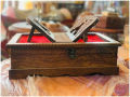 Handmade Wooden Quran Box with Carving Art - Perfect for Wedding Gifts | Wall-Mounted Quran Box | Islamic Muslim Gift Holder for Home Decorative - Unique Selection of Holy Quran Rahal Box | Ramadan Decorations Items Low Price | Hadi Wood Crafts. 