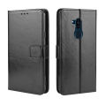 Lg X5 Phone Case Flip Cover Lg Android One X5 Phone Leather Case Crazy Horse Print Lanyard Wallet flip shockproof magnetic leather card slots wallet Anti-drop  Luxury Soft Side Protection Mobile Phone Case Cover Back. 