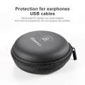 Baseus Portable Earphones Earbuds Carrying Bag Case Memory Card USB Cable Waterproof Organizer Box. 