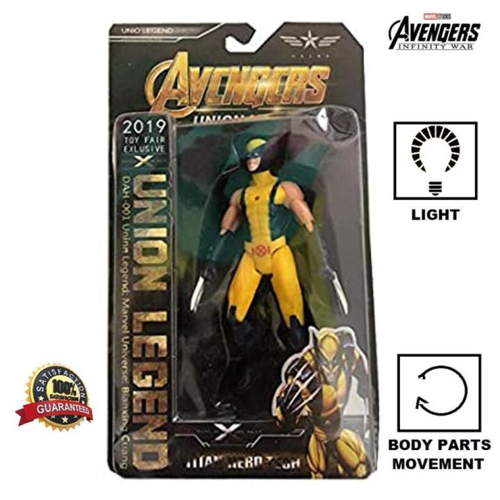 Avengers: Age Of Ultron - Wolverine Action Figure with Movable Arms and Legs - 7 inches