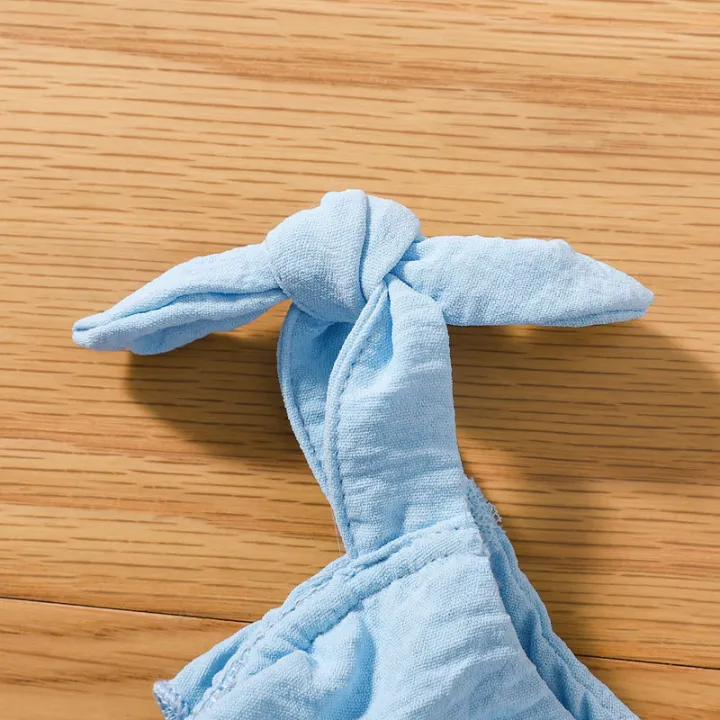 Kids%20Girl%20Summer%20Skirt%20Outfit%20Solid%20Color%20One%20Shoulder%20Sleeveless%20Ruffled%20Crop%20Tops%20and%20Stretch%20Casual%20Layered%20Skirt%20Set%20-%20Image%204