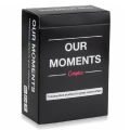 OUR MOMENTS Couples: 100 Conversation Starters for Great Relationships - Fun Conversation Cards Game for Couples. 