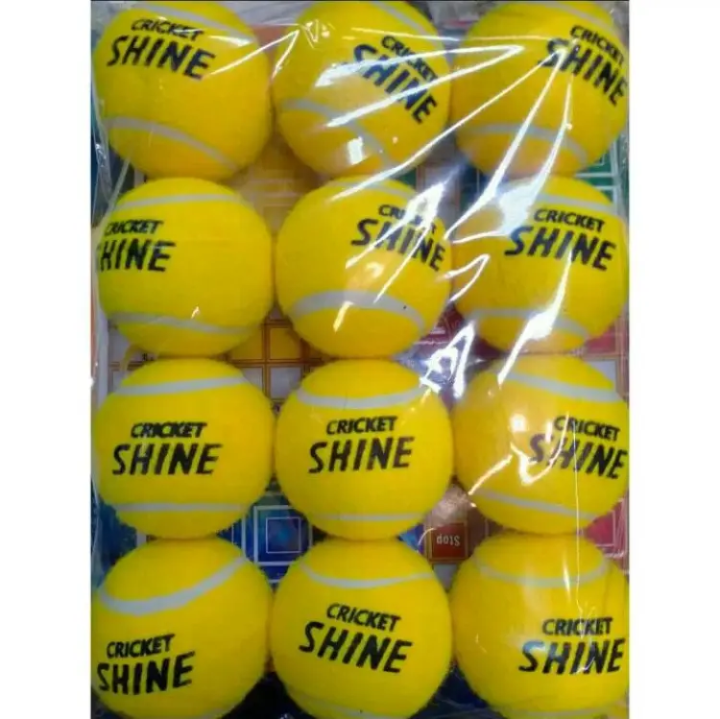 Pack%20Of%201,3,6,12%20Shine%20Tennis%20Cricket%20Ball%20Tape%20Balls%20Good%20Quality%20Premium%20Quality%20-%20Image%203