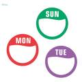 Day of The Week Stickers Date Labels for Kitchen Restaurant Food Container. 
